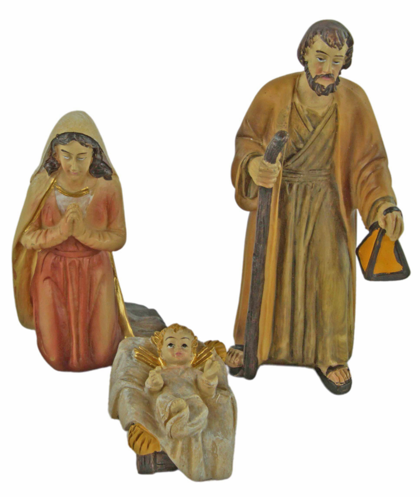 Wunderschöne Krippenfiguren 13-tlg., ca. 10 cm, K 171